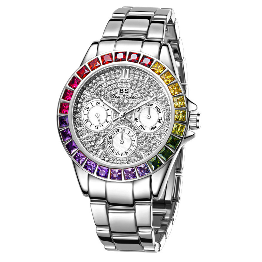 Relojes de mujer Relojes de cuarzo de lujo Reloj de pulsera creativo de moda impermeable
