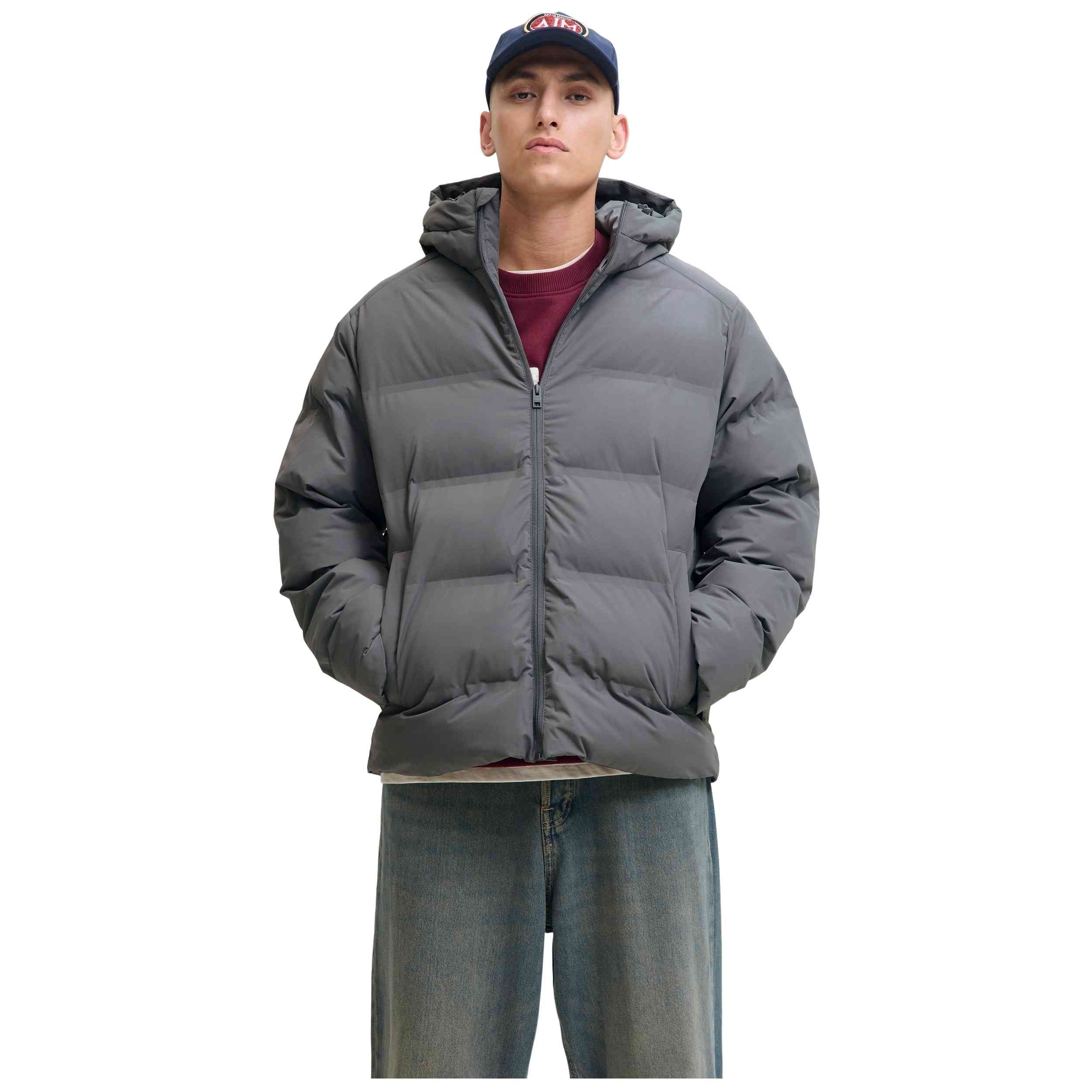 Chaqueta Jack And Jones Jjesoho Puffer Hood Sn Black