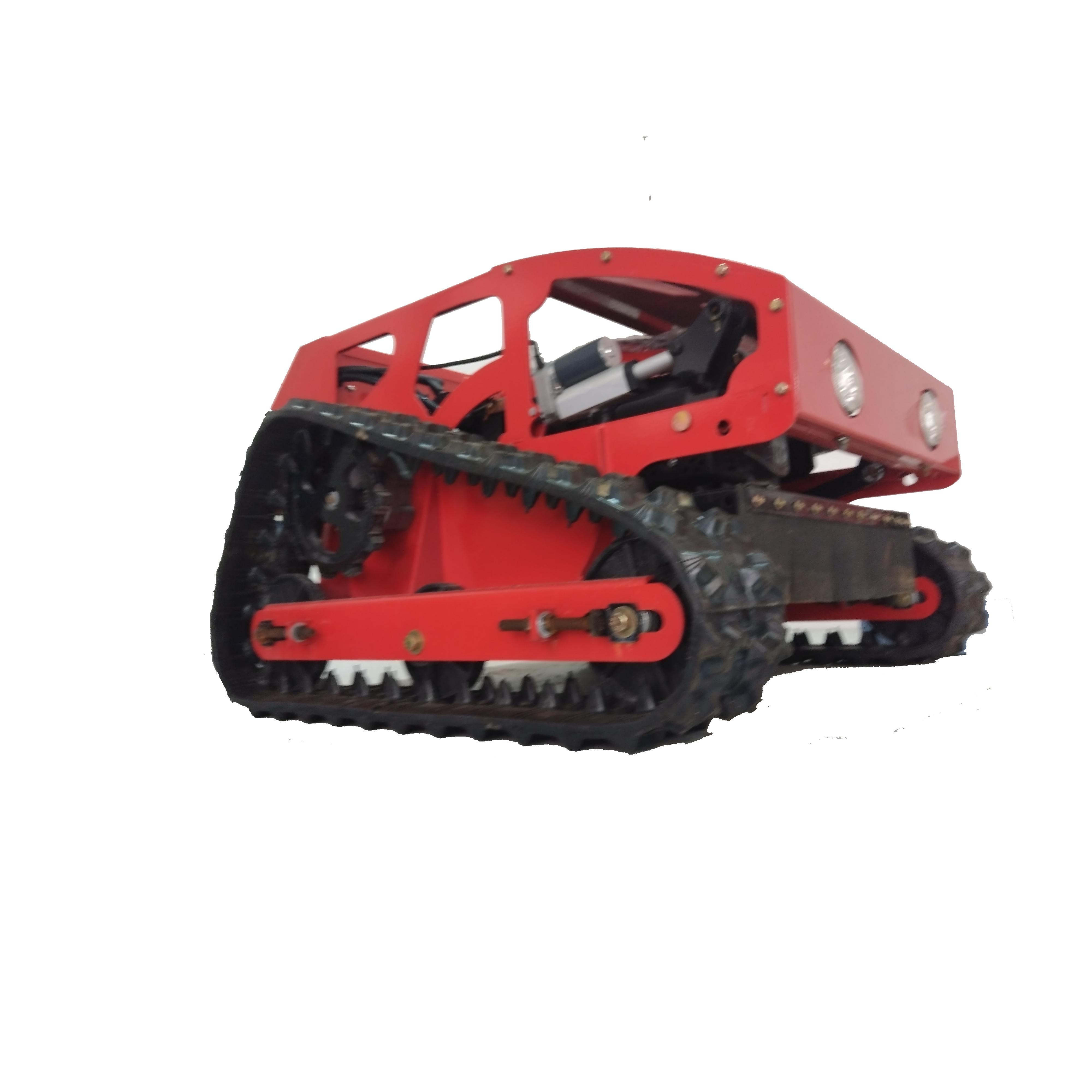 Maquiya CORE 500 SLOPEMASTER Professional RC Brush Cutter for Garden & Lawn Maintenance, Heavy Duty Steel Chassis with Rubber Tracks.