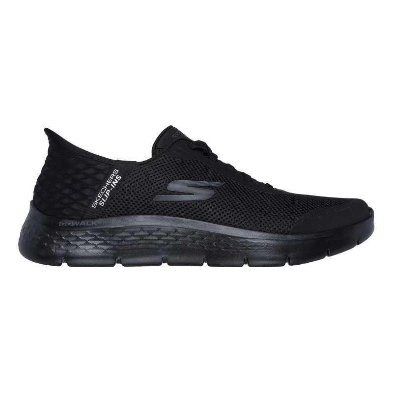 Zapatilla Negra SKECHERS-GO WALK FLEX - HANDS-216324BBK -HOMBRE