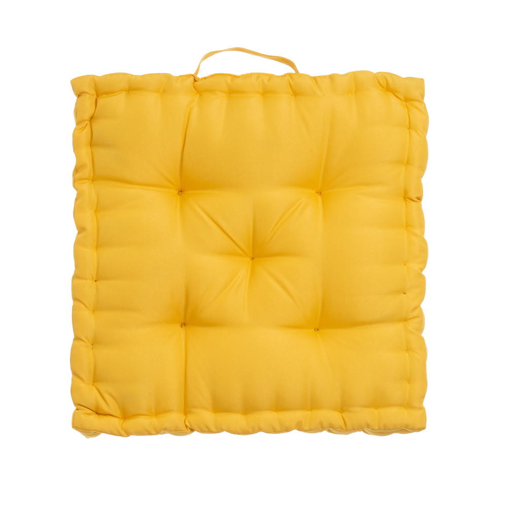 Plushome Cojín Suelo Loneta Teñida Magic 45 X 10 X 45 Cm.RELLENO: 100% ALGODÓN.