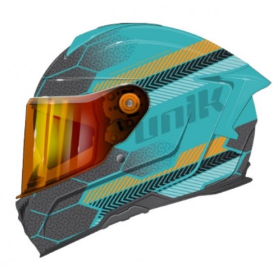 UNIK ULTRA DV integral con gafas interiores Honey azul/gris ECE 22.06 H0RX040185