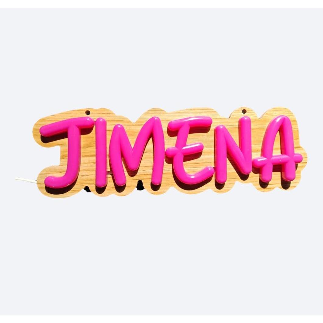 Letrero Luminoso LED Personalizado con Nombre – Luz de Neón Decorativa USB con Letras Intercambiables, Ideal para Habitación Infantil, Cumpleaños, Fiestas, Regalos y Decoración de Hogar | Cada Nombre Tiene Un Diseño Diferente