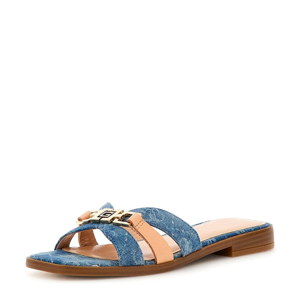Guess Sandalias Azul FLJRL3 DEN19-BLUE , para Mujer