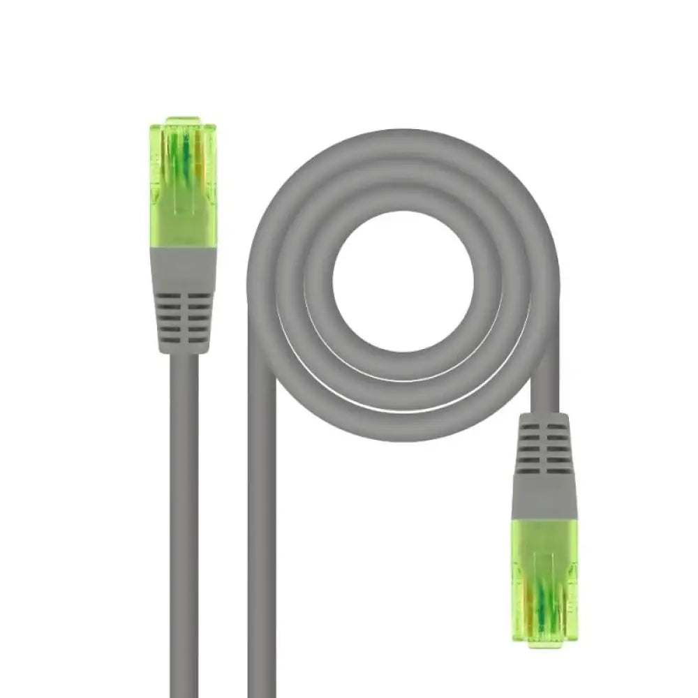Nanocable - Cable de red RJ45 Cat.6 UTP AWG26 CCA 15 m gris, 100 % probado y compatible con estándares RoHS