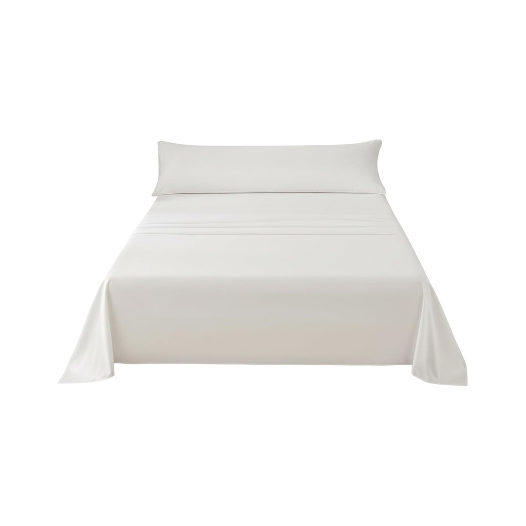 Juego de Sábanas para Cama 90/105/135/150/180cm Lisa, 3 Piezas, Sábana Bajera, Sábana Encimera y 1 Funda de Almohada, Suave y Fresca, Fácil de Lavar