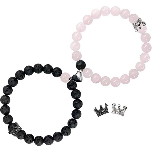 Pulseras para parejas, pulseras, regalos de aniversario para novios y novias