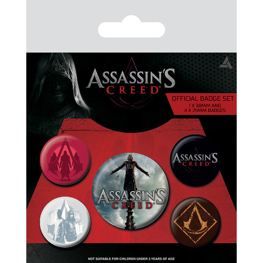 ASSASSIN´S CREED JUEGO DE CHAPAS DE LUJO ASSANSSIN´S CREED PELÍCULA