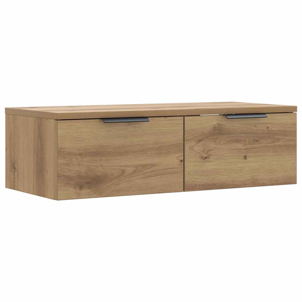 vidaXL Armario de pared madera de ingeniería 68x30x20 cm Multicolor