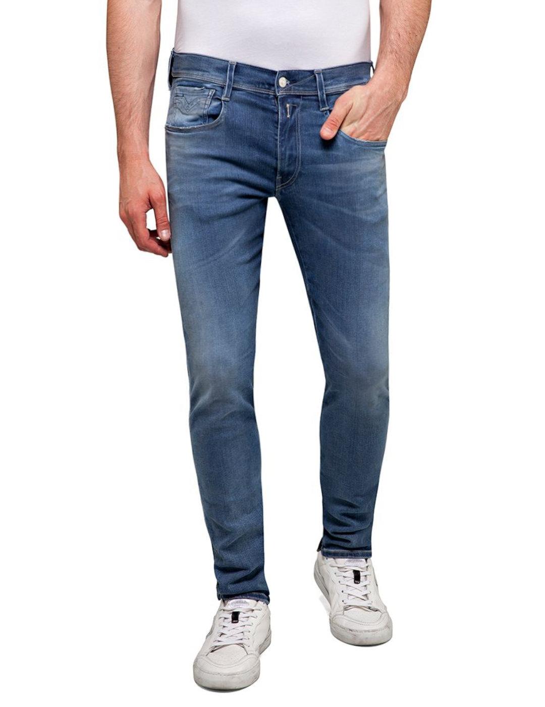 Vaquero Replay Ambass azul para hombre-NG
