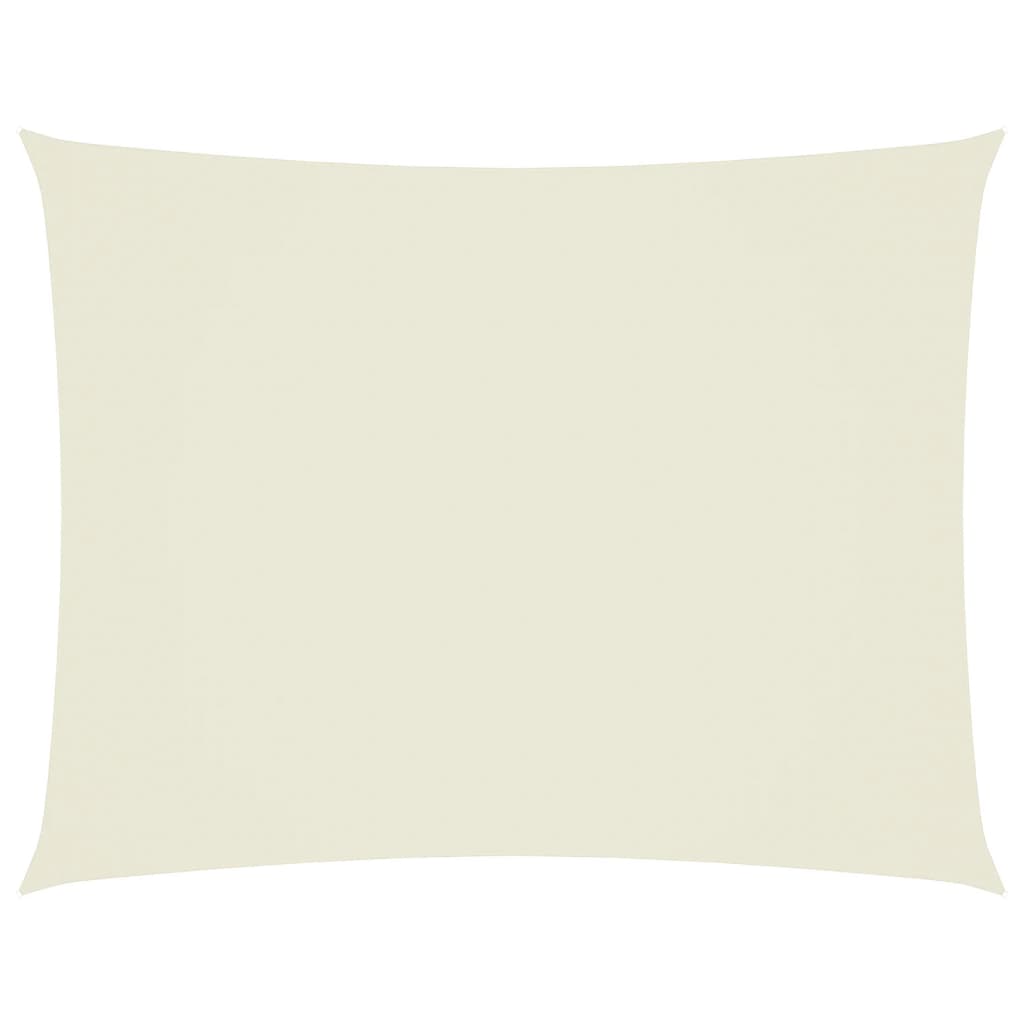 vidaXL Toldo de vela rectangular tela Oxford 3,5x5 m Color Antracita, Beige, Crema