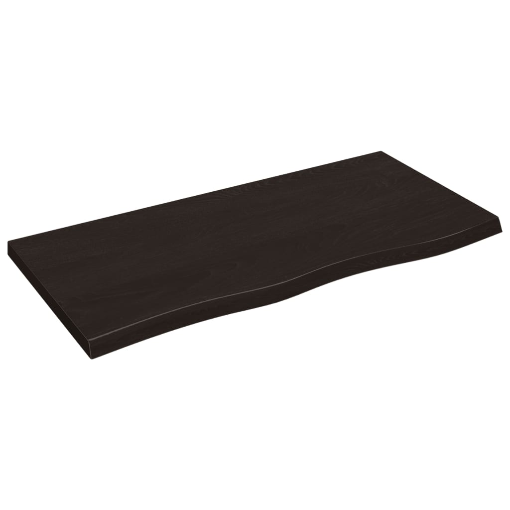 vidaXL Encimera de Baño Tablero Plegable de Mesa Madera Tratada Color Marrón claro, Gris oscuro, Natural y mas