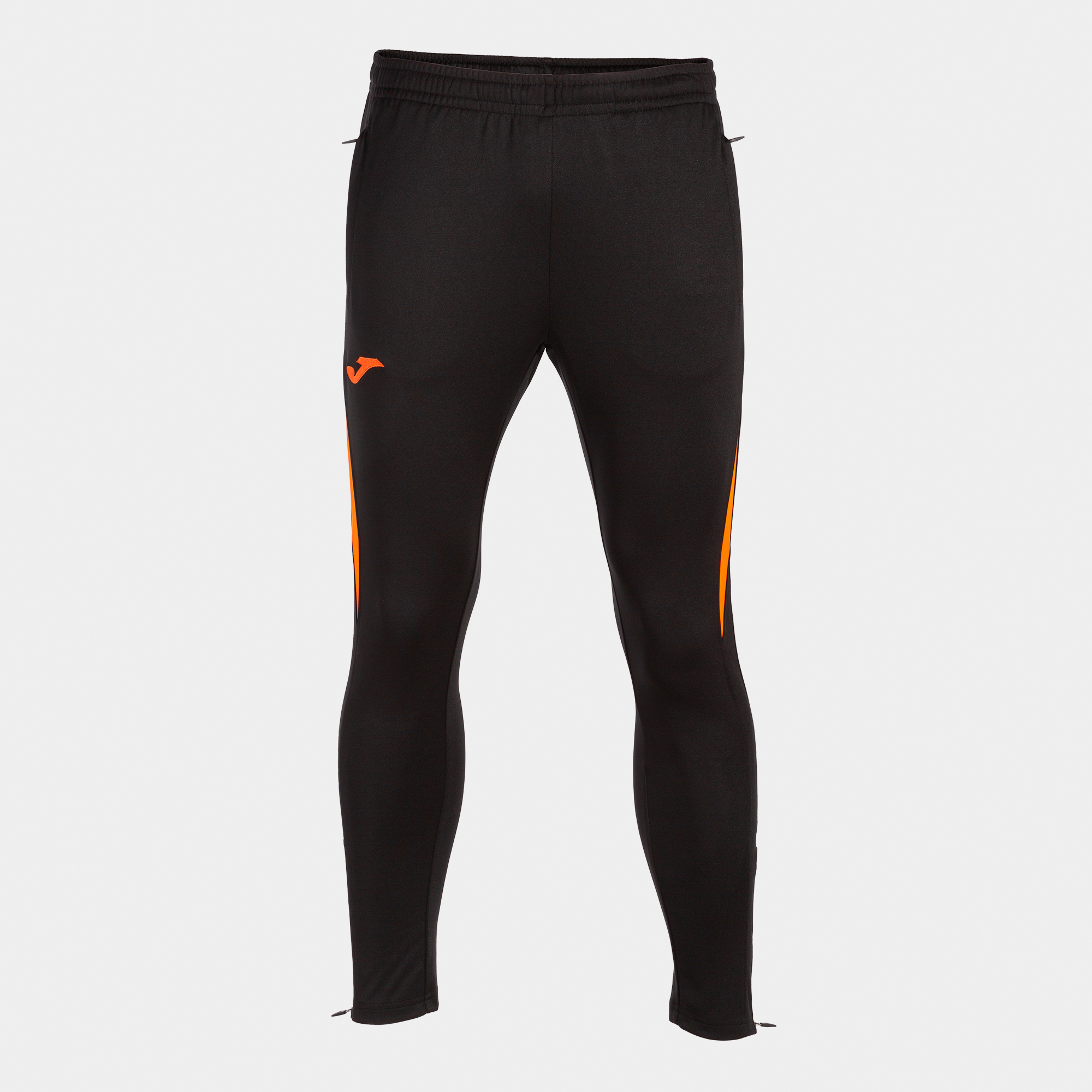 JOMA PANTALÓN LARGO CHAMPIONSHIP VII NEGRO NARANJA Talla 4 (6XS) Niño Junior