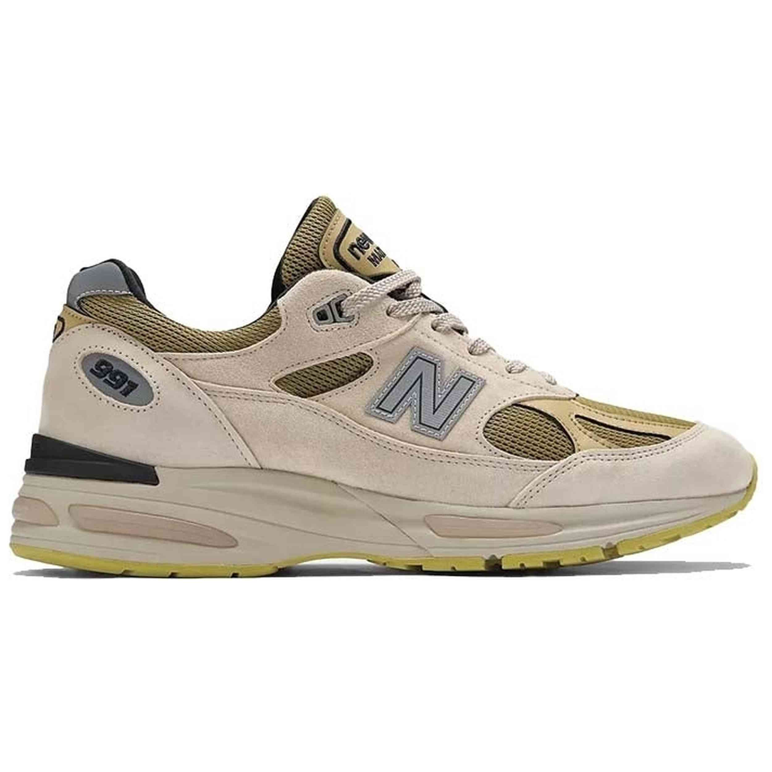 Zapatillas New Balance modelo New Balance 991v2 Made in UK "Silver Birch" para hombre y mujer en color Beige