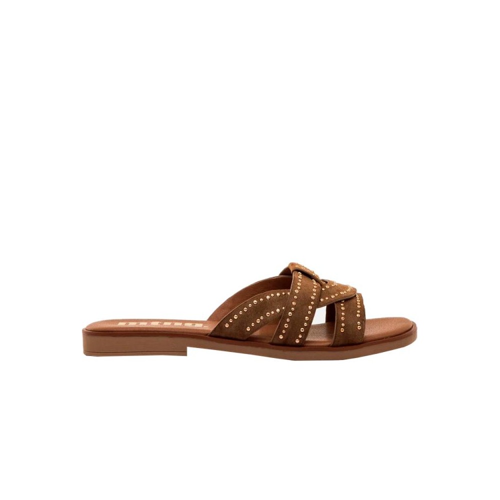 Sandalias Planas Mujer Mustang 55560 Cuero