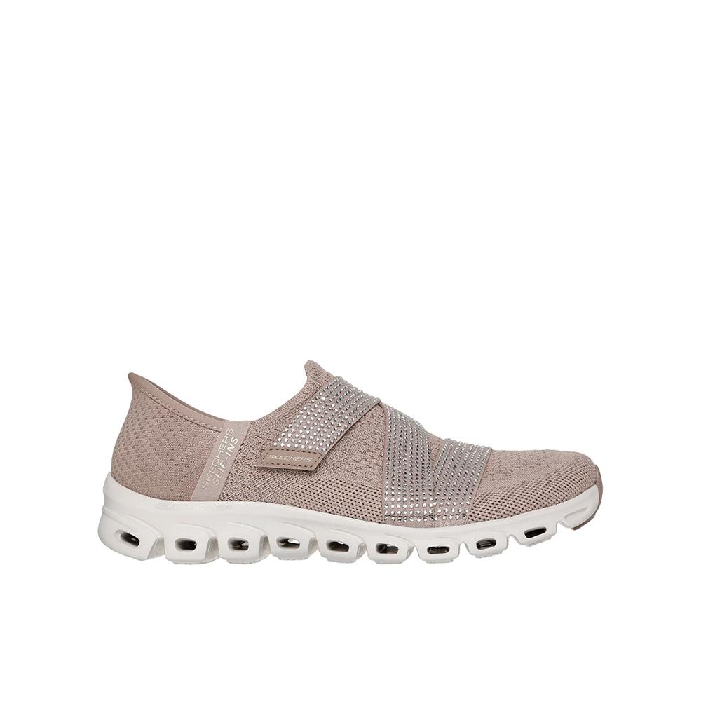 Skechers Glide-Step - High Shine Zapatillas deportivas para mujer beige en textil 86698