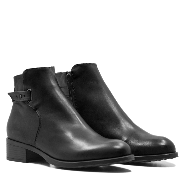 Elodie Botín Caterina Piel Coy Negro - Tacón 60mm - Diseño Elegante