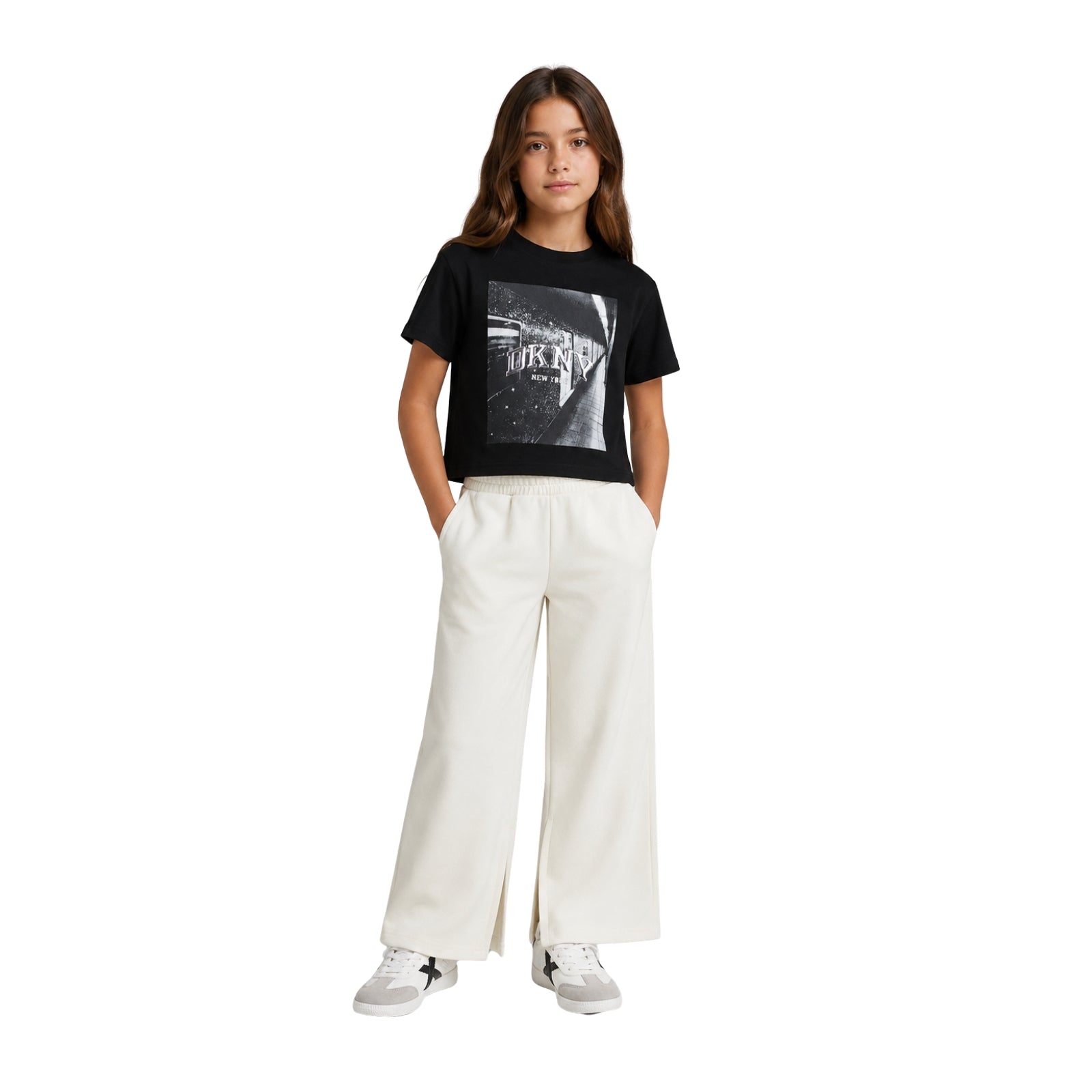 Pepe Jeans - Pauline Pg2100021-808 - Pantalones Jogger Color Crudo De Corte Recto - Niña