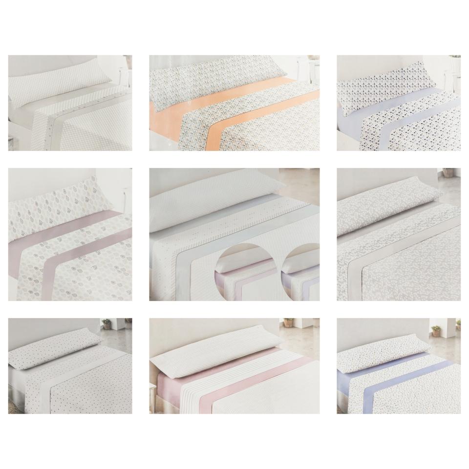 Juego de Sabanas verano 90-180cm Aleatorio calidad premium 100% Poliéster, Sabanas Estampadas Modelo Aleatorio Incluye 3 Piezas, Funda de Almohada + Encimera + Bajera Ajustable ENVIO MODELO ALEATORIO