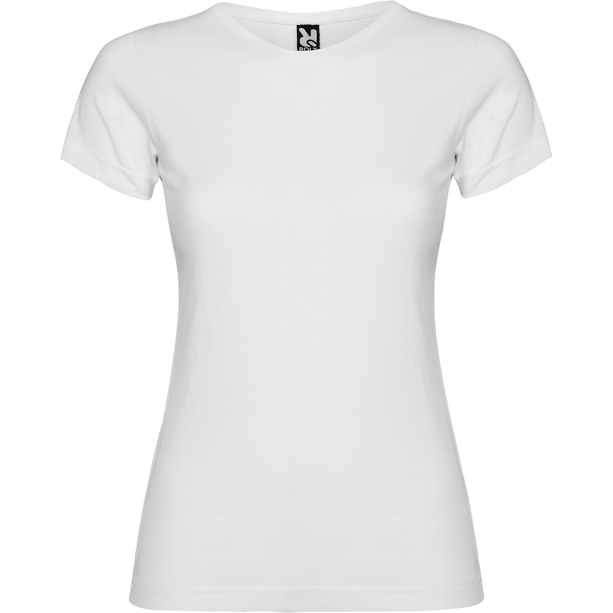 Camiseta de niña manga corta entallada Roly - Jamaica 100% algodón punto liso