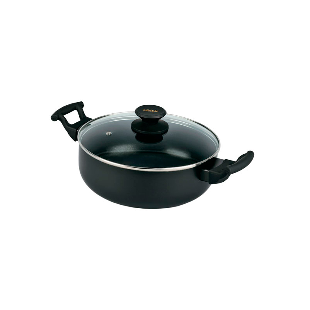 CACEROLA INDUCCION + TAPA LUXE 28 CM 3148