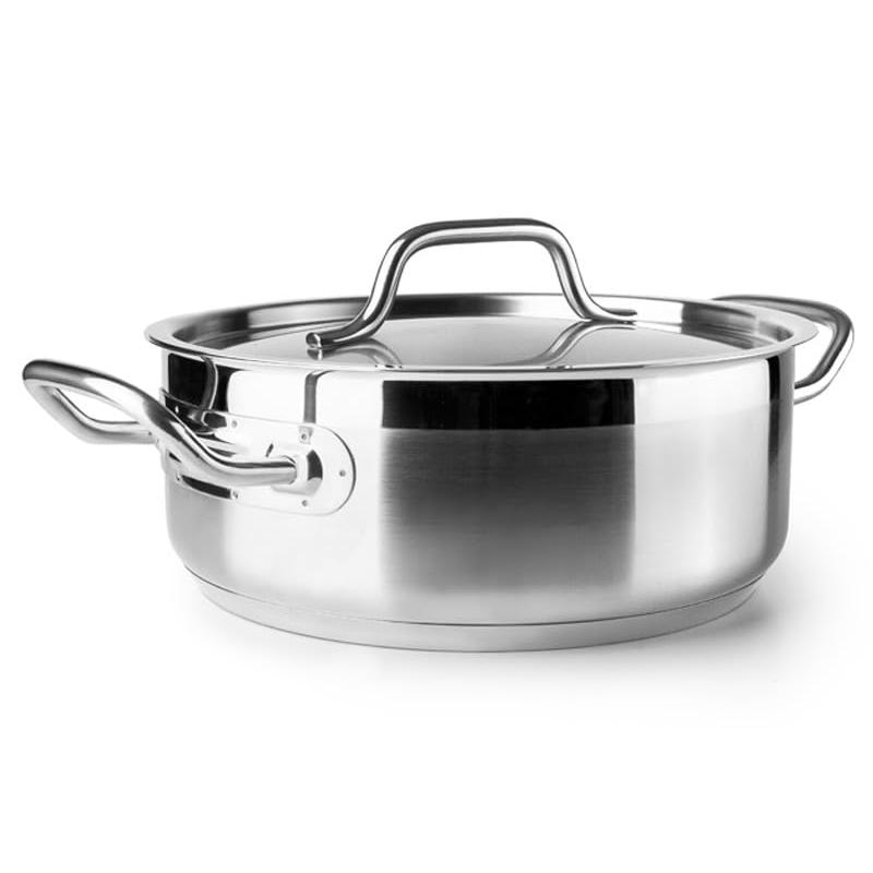 IBILI - Cacerola Con Tapa Inox Ebbe 18 Cm, Acero inoxidable 18/10, Apto para induccion