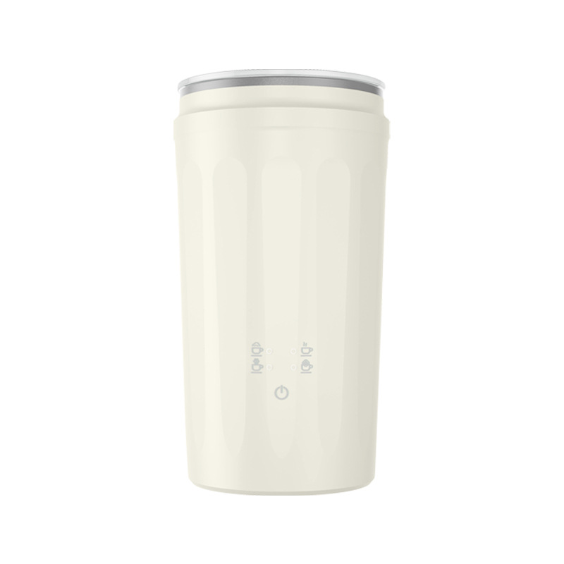 Espumador de leche automático, taza de café con agitación automática, taza de agitación automática, espumado con suspensión magnética, control de temperatura de cuatro velocidades