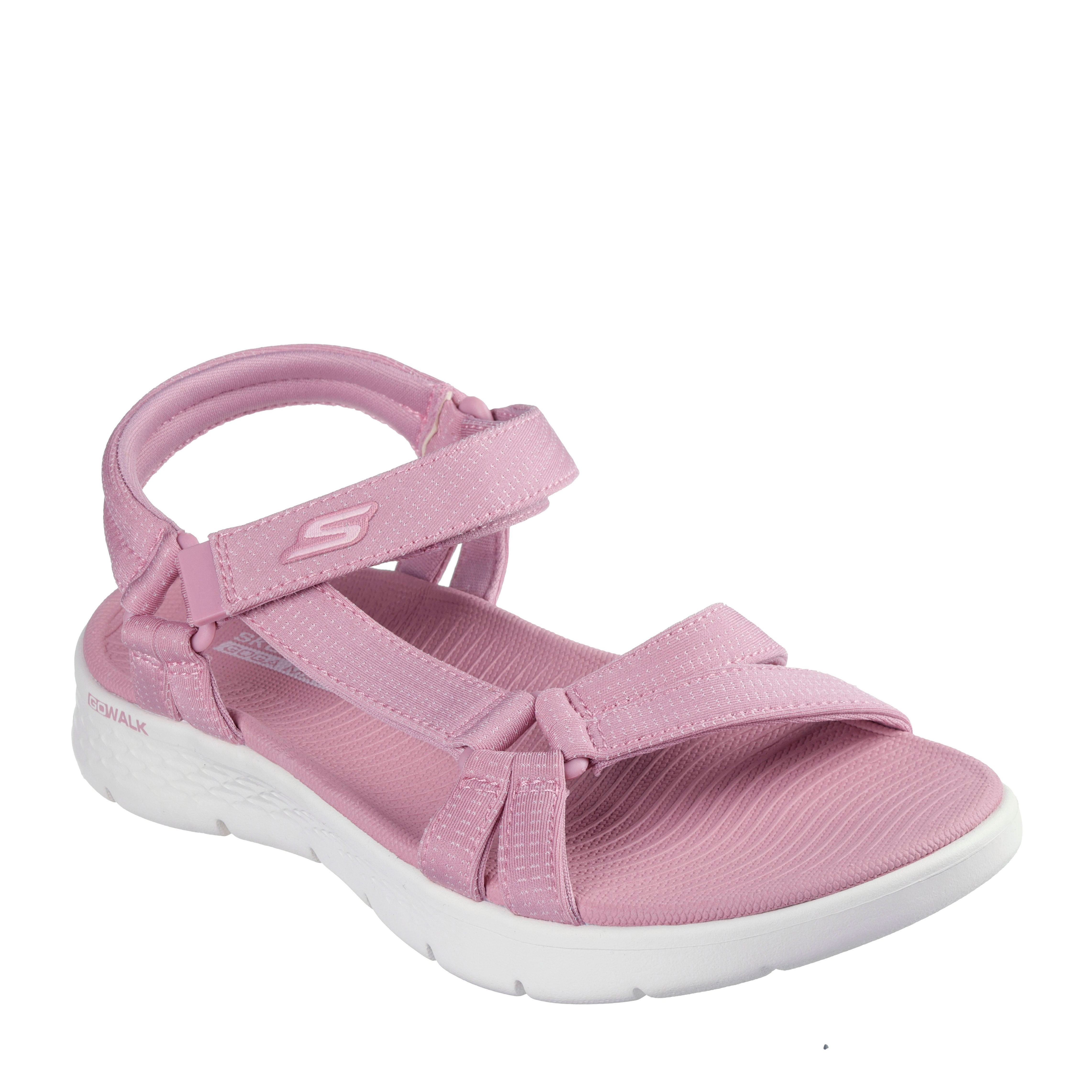 Skechers Sandalias Go Walk Flex Sandal Rosas 141451-MVE , para Mujer