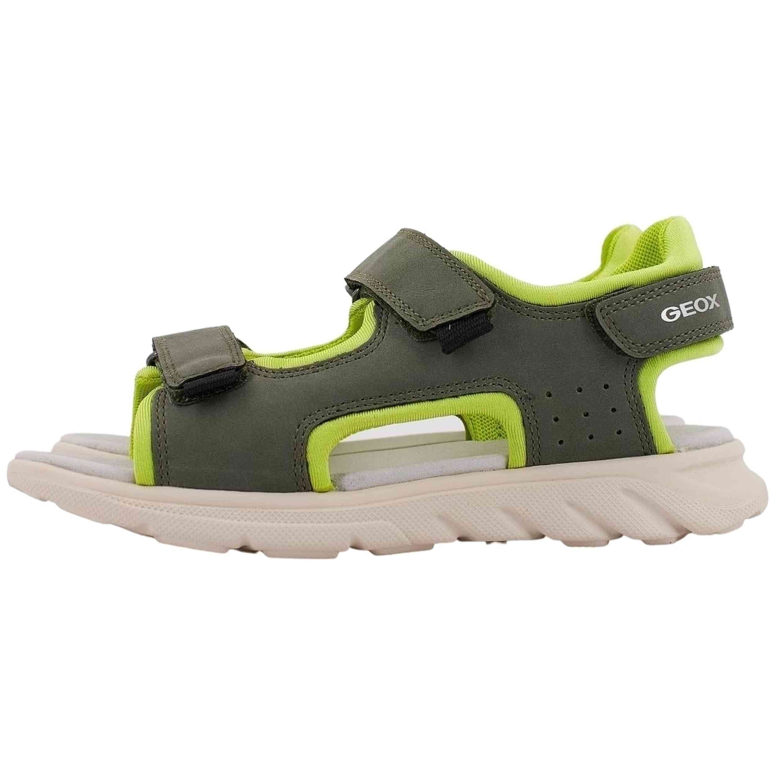 Zapatillas Geox modelo "C0914 MILITARY-LIME" para Niños en color Verde
