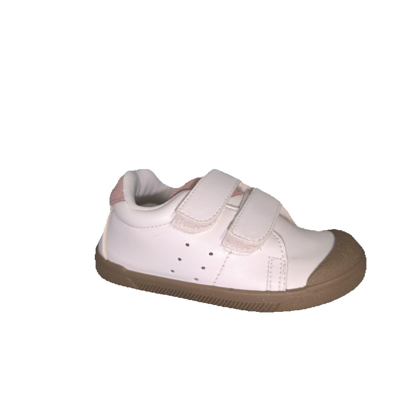 FLOSSY JAVER- BAREFOOT NIÑA BLANCO, DETALLE ROSA