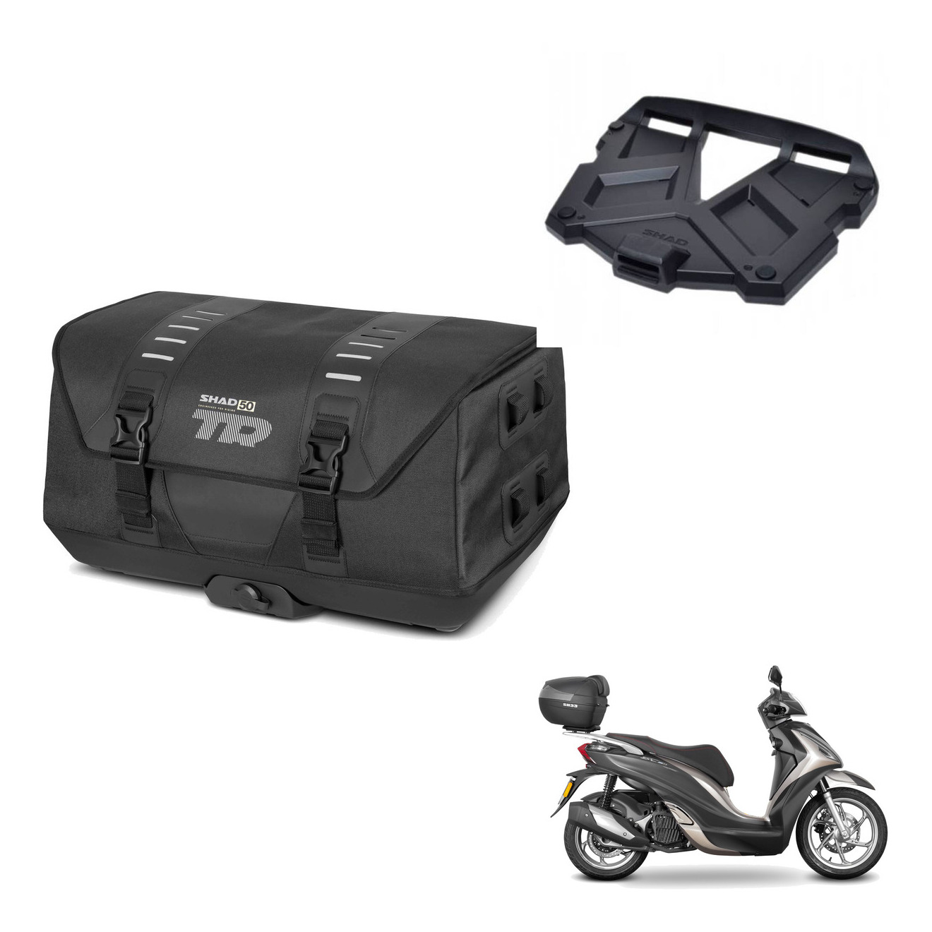 Bolsa Trasera Tr50 + Herraje Baul + Parr KIT-570245