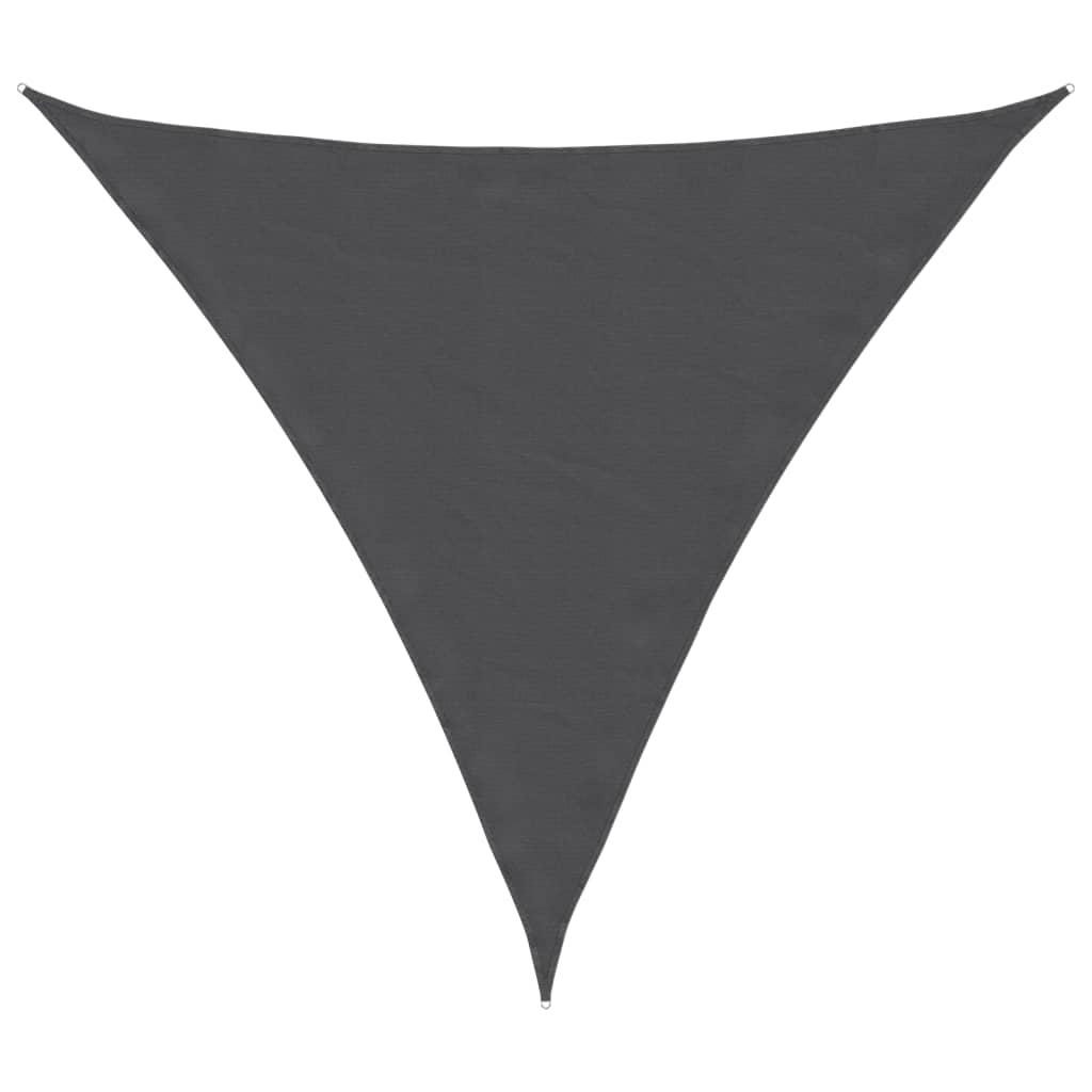 vidaXL Toldo de vela poliéster oxford 100% 2x2x2 m Color Gris claro, Arena, Antracita