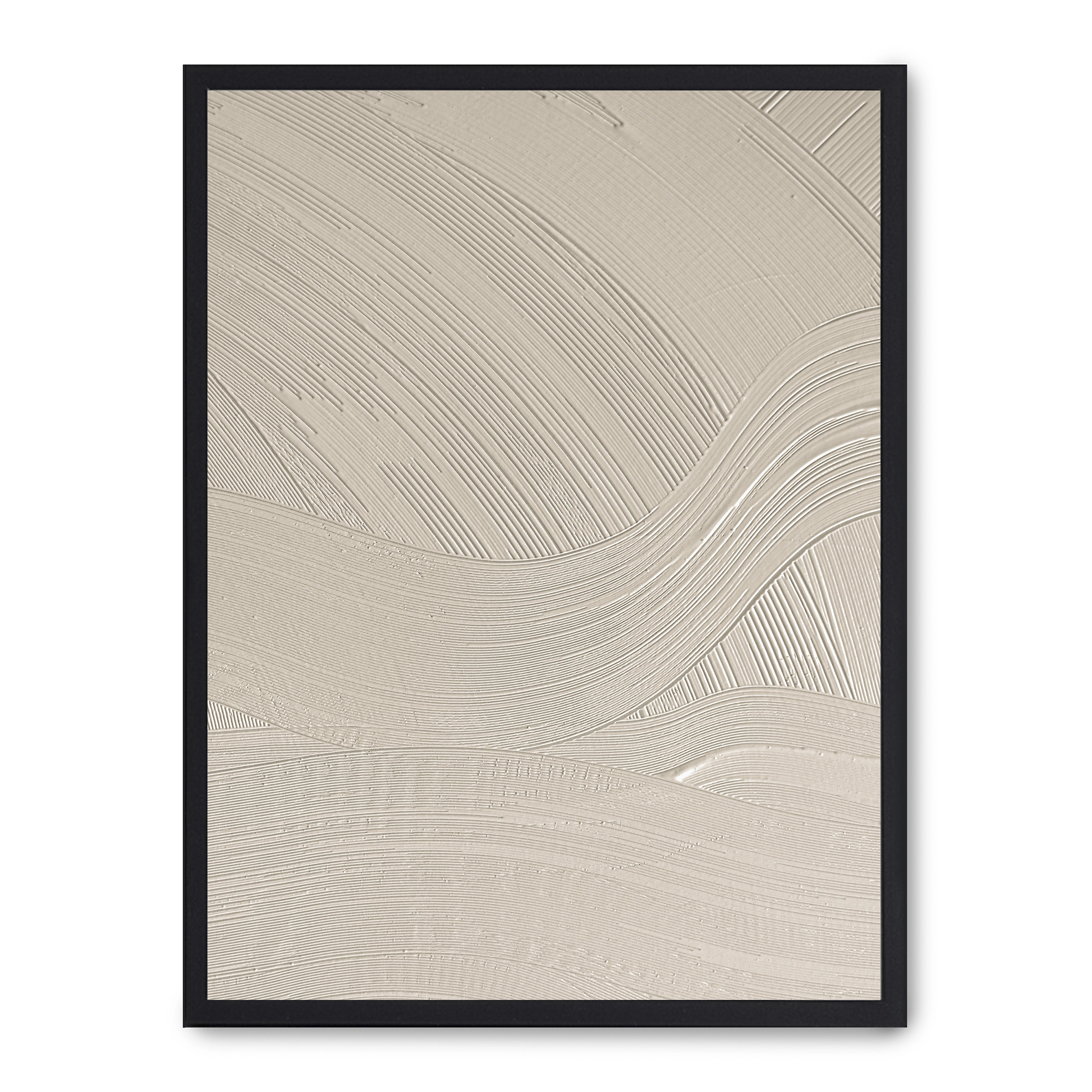 Cuadro texture vibes iii 30x40cm, Póster impreso en papel de primera calidad de 180gr, montado sobre marco de madera MDF acabado en negro., Arte - Aesthetic