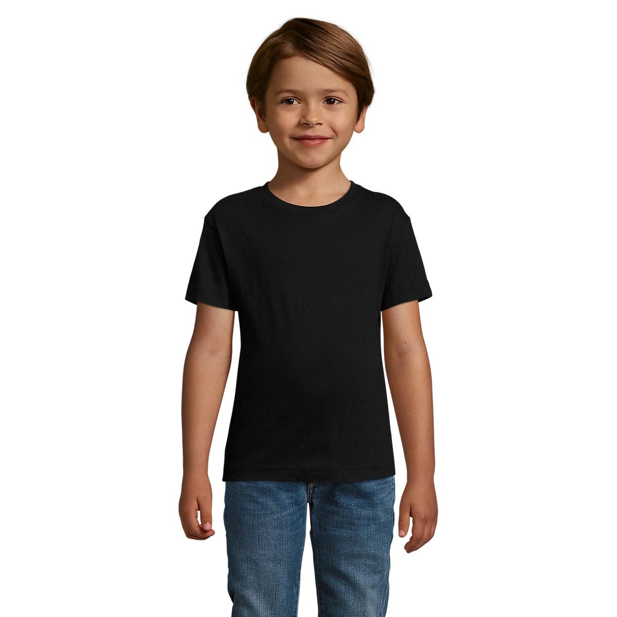 Camiseta Básica de Manga Corta SOL'S Regent Fit Kids para Niño y Niña – Camiseta Premium de Algodón, Cuello Redondo, Ajuste Moderno y Confortable para Uso Diario