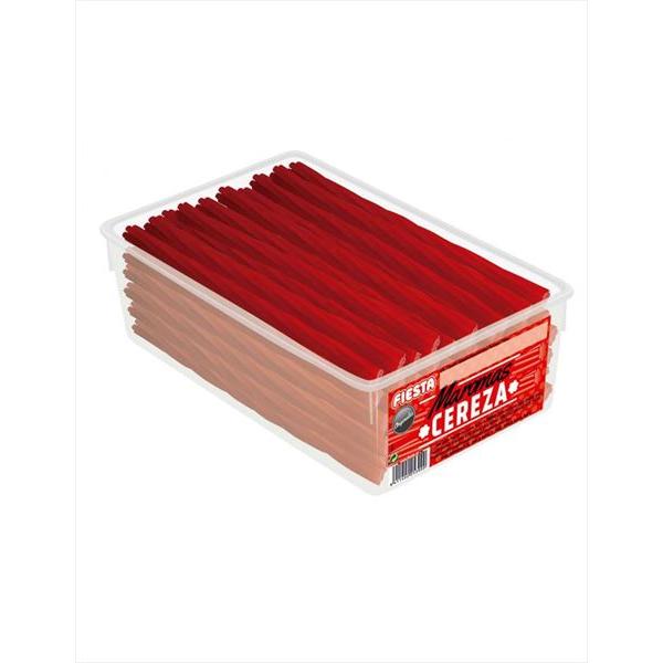 Maromas Cereza Fiesta 60 Unidades - Regalices Sin Lactosa con Sabor Intenso a Cereza, Textura Suave y Dulce Ideal para Snacks