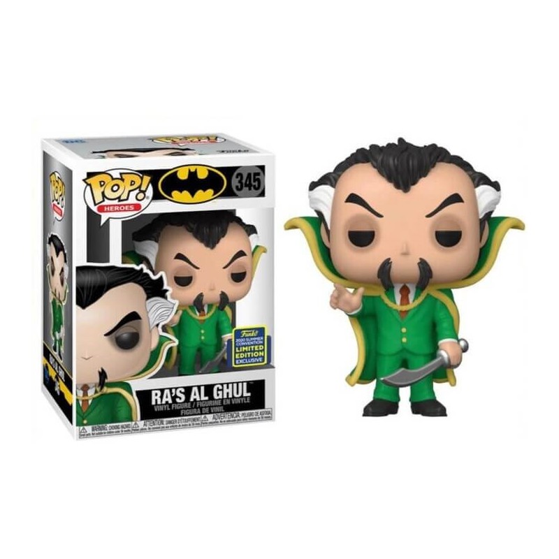 Funko Pop Ra's Al Ghul 345 Limited Edition Exclusive 2020 Summer Convention    DC Comics