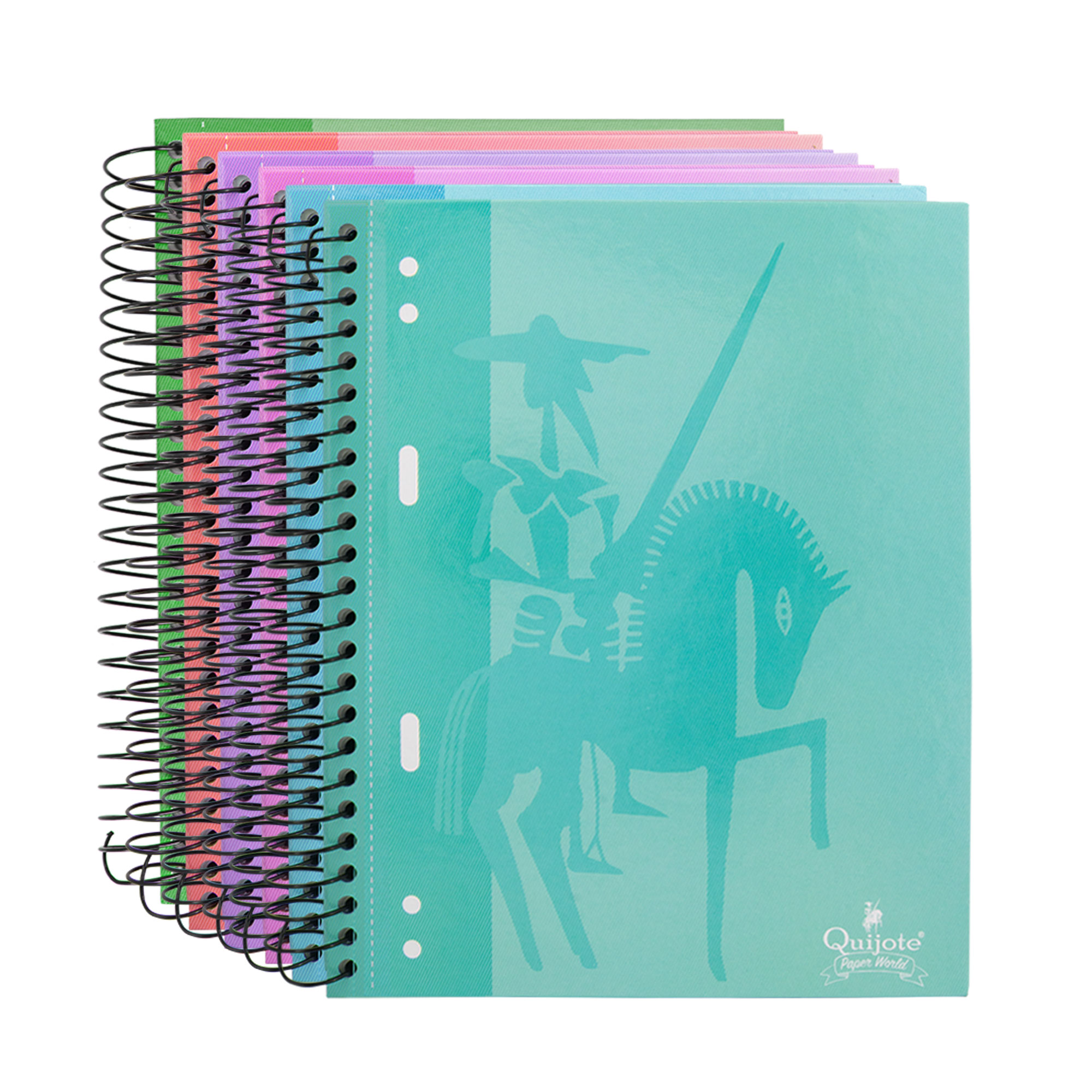 Cuadernos Quijote Paper World A5 Pastel - Tapa Cartón Forrado