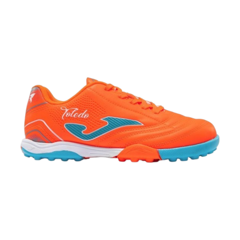 Zapatillas Fútbol Sala Naranjas Joma Toledo Jr 2608 Naranja Turf Para Niño