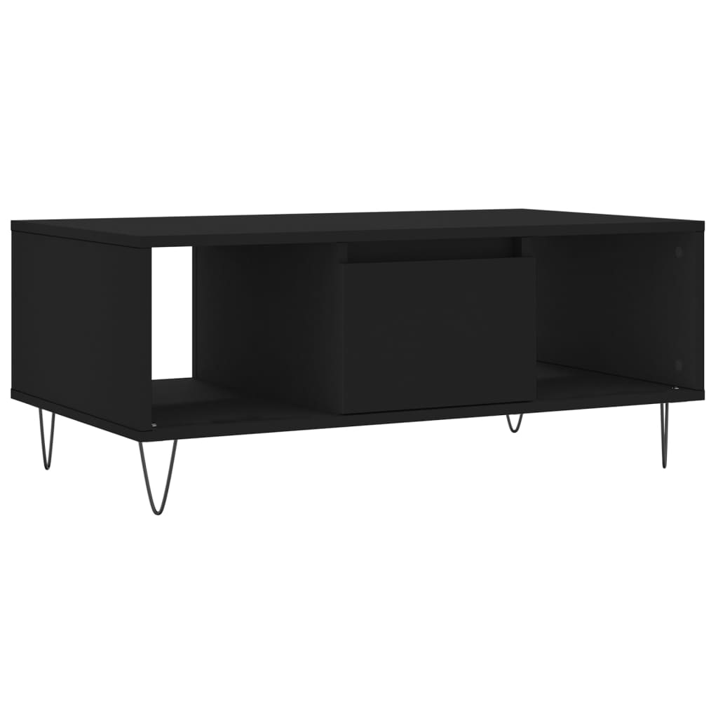 Vidaxl Mesa de Centro Madera Contrachapada 90x50x36,5 Cm Blanco