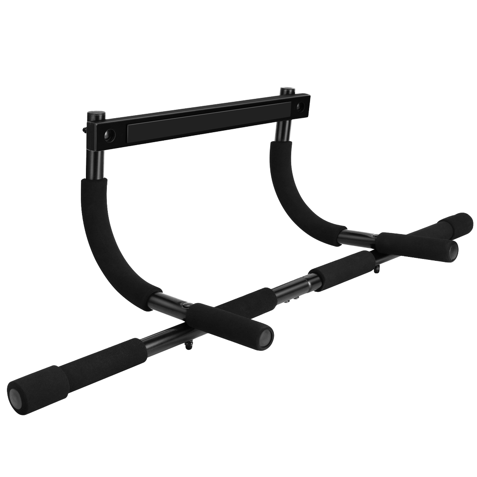 Fitness Barra de Dominadas de Puerta Multifuncional 4 en 1, Ajustable, Máximo 100 kg