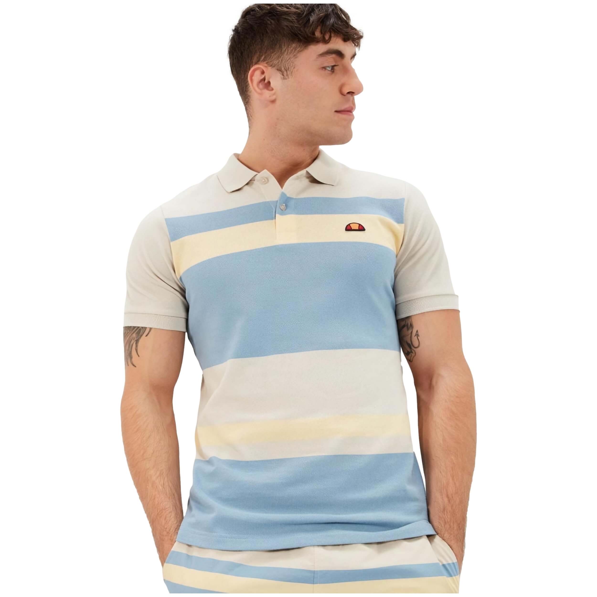 Polos De Manga Corta Ellesse modelo SHS18654-BGB para Hombre en color Multicolor