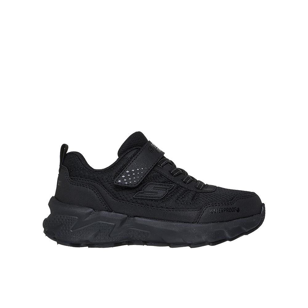 Zapatillas Skechers Elite Sport Tread - Aquavek Negro de Niño, modelo 406334L_BBK con suela de 3cm y velcro 88968