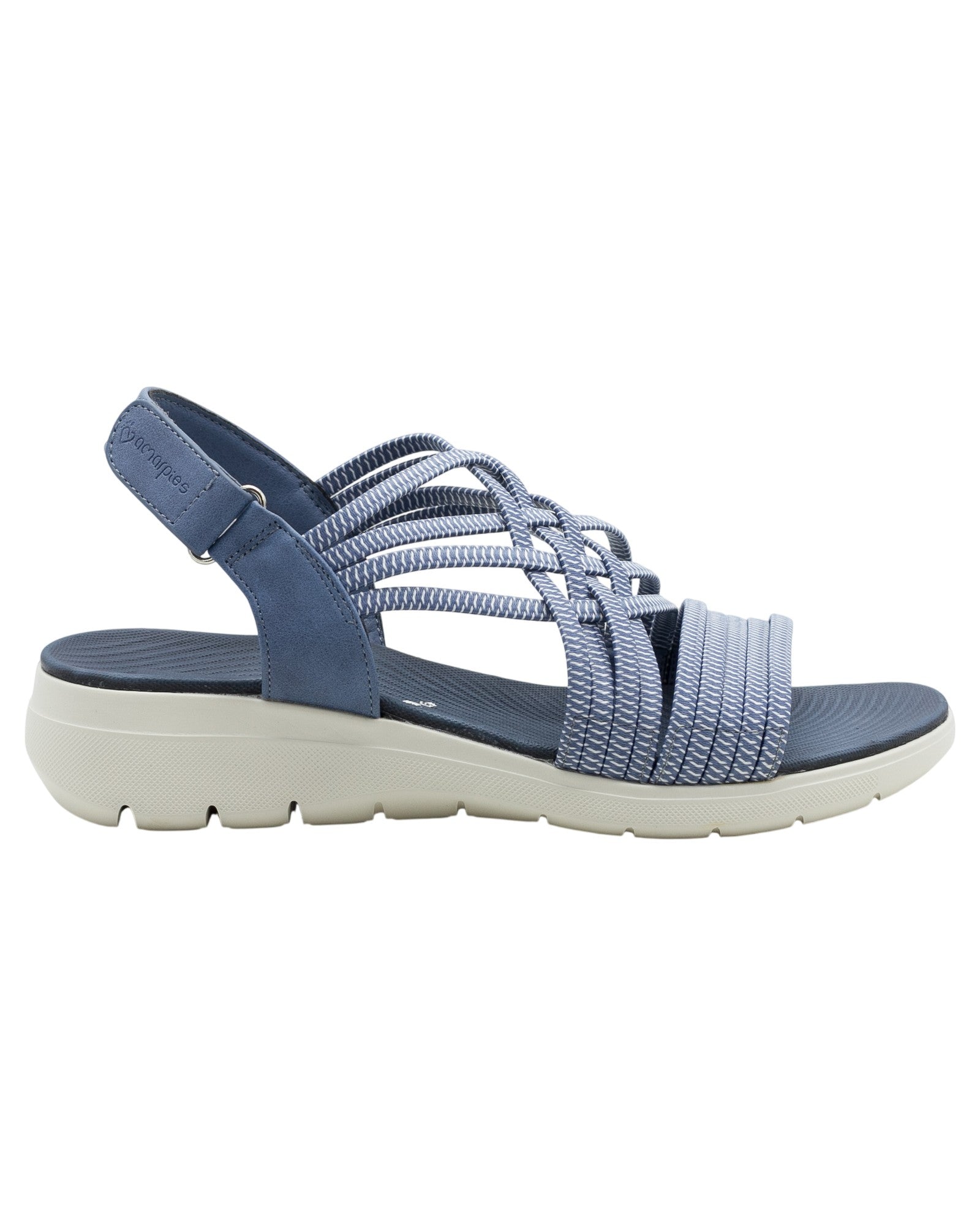 SANDALIAS DE MUJER AMARPIES ABZ26583 EN AZUL