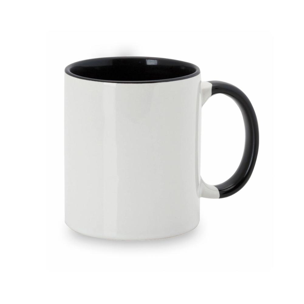 Taza Sublimada con asa e interior de colores elegibles y tu diseño exclusivo