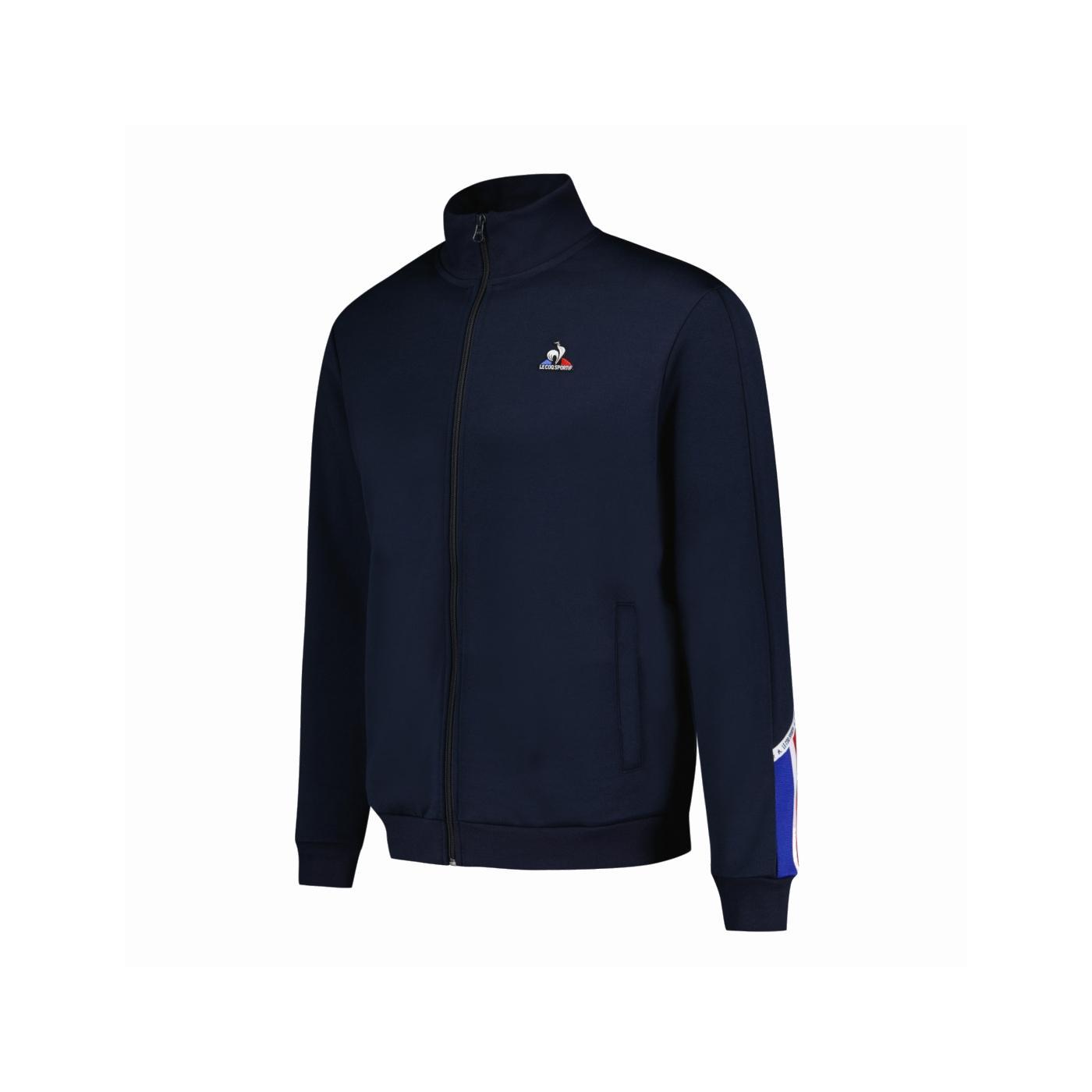 LE COQ SPORTIF SUDADERA CREMALLERA TRICOLORE AZUL
