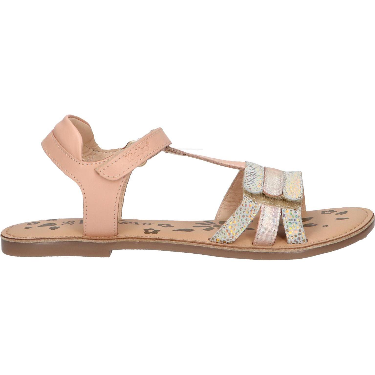 Kickers girl's sandals 895219 -30 diamond 115 nude metallise