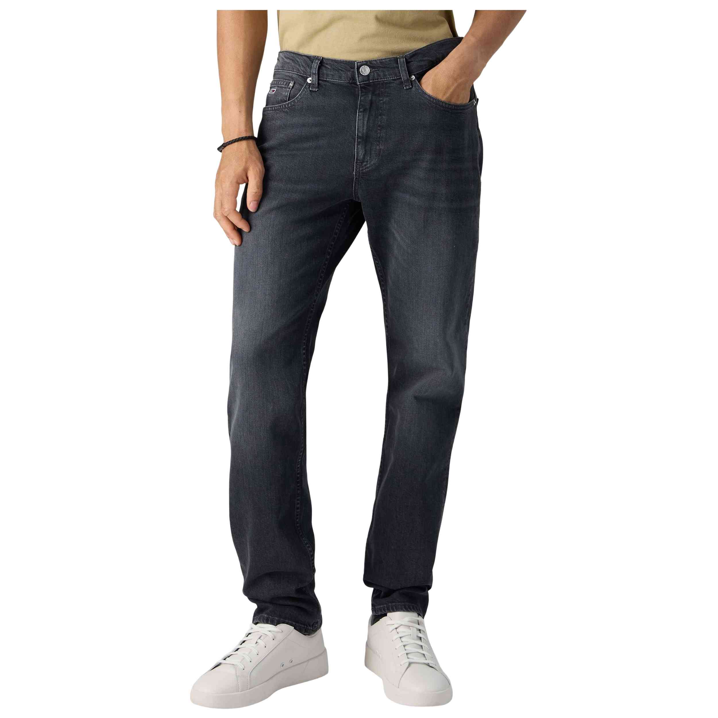 Vaqueros Jeans Tommy Hilfiger para Hombre en color Gris