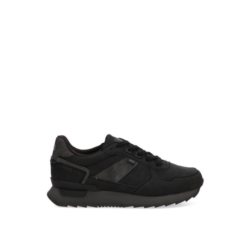 Zapatillas Casual Xti - Hombre - Suela Plana - Modelo 146782 - Color Negro