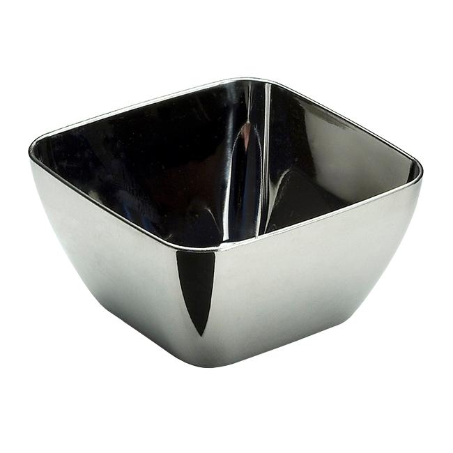 MONOUSO | Bol de Plástico Degustación Plata 75ml 5x5x3cm (20 Uds)