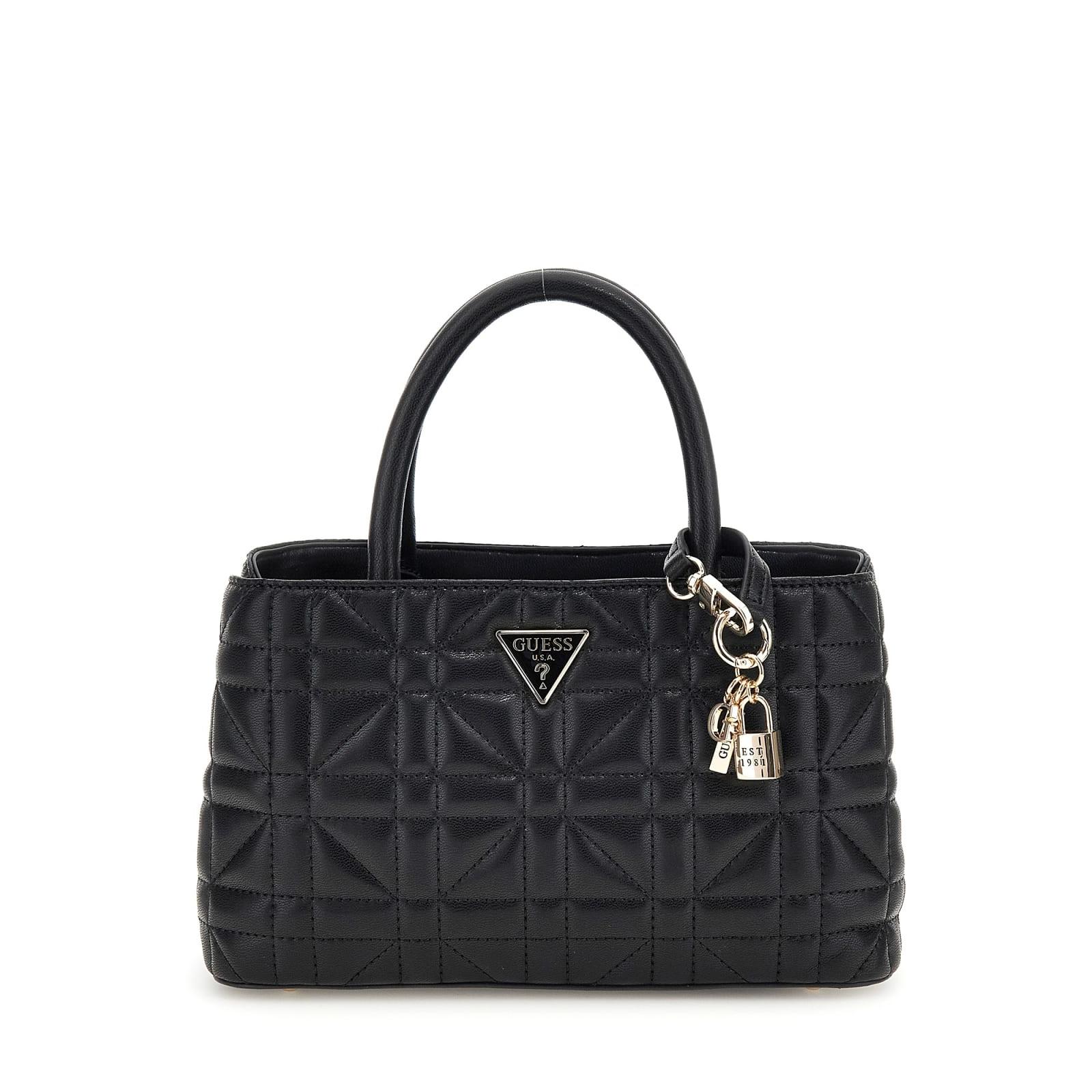 Bolso Guess Edita Elite Satchel Negro